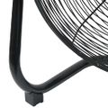 vidaXL Podlahový ventilátor, 3 rýchlosti 60 cm 115,2 W, čierny