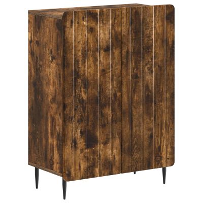 vidaXL Kúpeľňová úložná skriňa ZWOLLE Dymový dub 59,5 x 31 x 79,5 cm