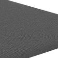 vidaXL Nástenné panely 12 ks tmavosivé 30x30 cm látkové 0,54 m²