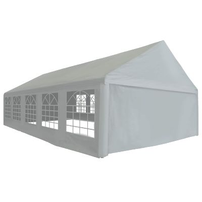 vidaXL Tkanina stanu bez rámu Biely 10 x 5 m PE