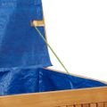 vidaXL Vonkajší box na vankúše 60x50x61 cm akáciový masív