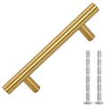 vidaXL Rukoväte na skrinku 10 ks zlaté rozstup otvorov 64 mm celková dĺžka 100 mm nehrdzavejúca oceľ