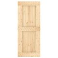 vidaXL Posuvné dvere Prírodná a biela 85 x 210 cm