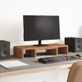 vidaXL Stojan na monitor dub artisan 60x24x10,5 cm kompozitné drevo