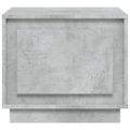 vidaXL Konferenčný stolík betónový sivý 51x50x44 cm spracované drevo