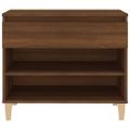 vidaXL Botník hnedý dub 70x36x60 cm spracované drevo