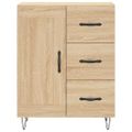 vidaXL Vysoká skrinka dub sonoma 69,5x34x180 cm spracované drevo