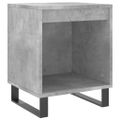 vidaXL Nočné stolíky 2 ks betónové sivé 40x35x50 cm kompozitné drevo