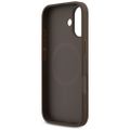 Guess 4G Printed Stripes MagSafe puzdro pre iPhone 17 hnedé