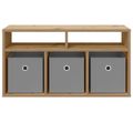 vidaXL Nízka skriňa 72 x 22,5 x 38 cm Remeselný dub