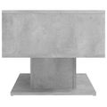 vidaXL Konferenčný stolík betónovo-sivý 103,5x50x44,5 cm drevotrieska