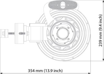 RF elements Sektorová anténa Horn s TwistPortem, 5/6GHz, 18 dBi, 30° 90°