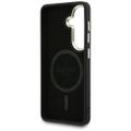 Puzdro Guess 4G Embossed Ring MagSafe pre Samsung Galaxy S26 modré