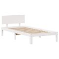 vidaXL Posteľný rám so zásuvkami biely 100x200 cm borovicový masív