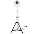 vidaXL Podlahová lampa 25 W šmuhovaná červená 35x35x65/95 cm E27