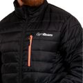 Pánska bunda Puffer Black/Orange - GymBeam, veľkosť S, veľkosť oblečenia S