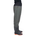 VidaXL Waist Waders s čižmami tmavozelená veľkosť 44