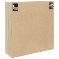 vidaXL Zrkadlová skrinka dub sonoma 64,5x20x66,5 cm, kompozitné drevo