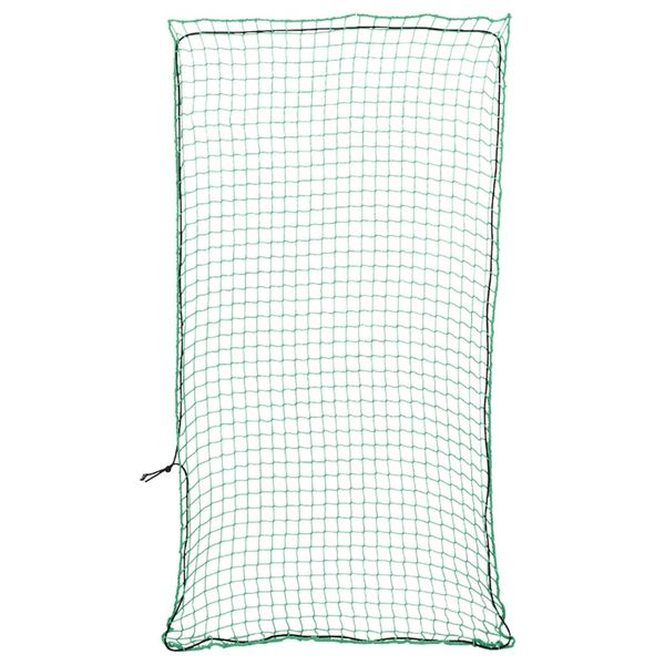 vidaXL Sieť na prívesný vozík s elastickým lanom, zelená 8x3,5 m, PP