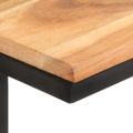 vidaXL Príručné stolíky 2 ks 31,5x24,5x64,5 cm, akáciový masív