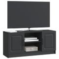 vidaXL TV skrinka Čierna 102 x 34,5 x 47 cm Kompozitné drevo
