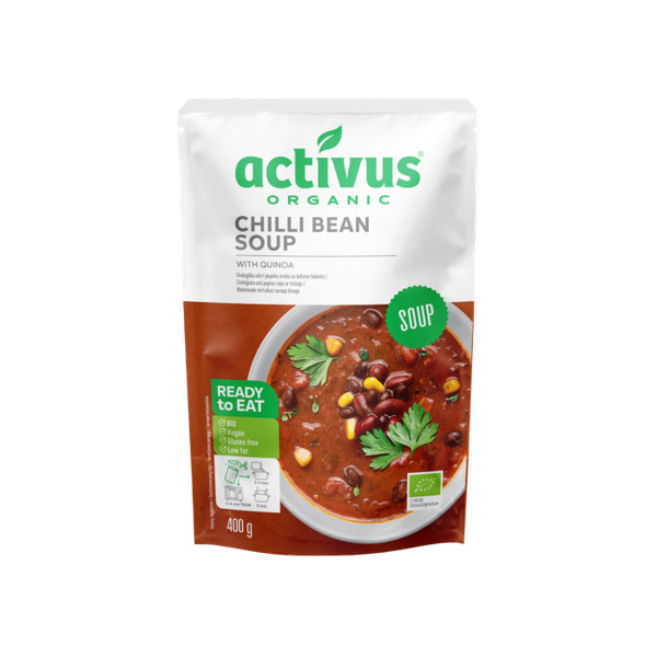 BIO Fazuľová polievka s chilli a quinoou - Activus, 400 g