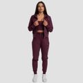 Dámska mikina Zip-up TRN Eggplant - GymBeam, veľkosť L, veľkosť oblečenia L