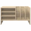 vidaXL Skrinka na gramofónové platne Sonoma dub 78,5 x 35 x 45 cm
