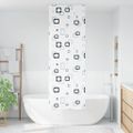 vidaXL Sprchová roleta, 80x240 cm, šírka látky 76 cm