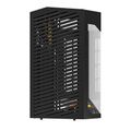 Počítačová skriňa Darkflash DY470 (čierna) + 4 ventilátory + držiak GPU