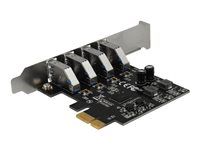 USB adaptér - PCIe 2.0 nízký profil - USB 3.0 x 4