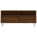 vidaXL TV skrinka hnedý dub 100x34,5x44,5 cm kompozitné drevo