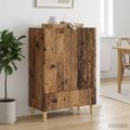 vidaXL Servírovacia skriňa Staré drevo 66 x 34,5 x 95 cm