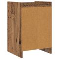 vidaXL Nočné stolíky 2 ks Staré drevo 40 x 36 x 60 cm Kompozitné drevo