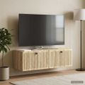vidaXL Nástenná TV skrinka Dub sonoma 98 x 31 x 30 cm Kompozitné drevo