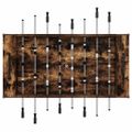 vidaXL Stolný futbal Údený Dub 146,5 x 74 x 85 cm Kompozitné drevo