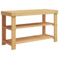 vidaXL Botník 3-poschodový 70x27,5x45 cm bambus