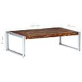 vidaXL Konferenčný stolík 120x60x35 cm, recyklovaný masív