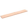 vidaXL Kúpeľňová doska 200x30x(2-4) cm neošetrený masív