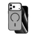Puzdro Frozen Mag pre iPhone 17 Pro Max 6,9" / 18 Pro Max 6,9" čierne otvorený krúžok