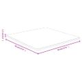 vidaXL Stolová doska 70x70x1,5 cm bambus