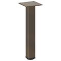 vidaXL Nohy konferenčného stolíka 4 ks, prírodná oceľ, 42-44 cm, oceľ