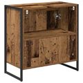 vidaXL Kúpeľňová skriňa Staré drevo 60 x 30 x 60 cm Kompozitné drevo