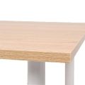 vidaXL Jedálenský stôl 120x60x73 cm, dubová a biela farba