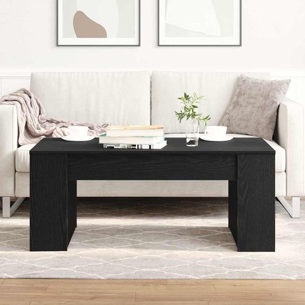 vidaXL Konferenčný stolík Čierny dub 102 x 55 x 42 cm Kompozitné drevo
