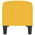 vidaXL Lavička bledožltá 100x35x41 cm látka