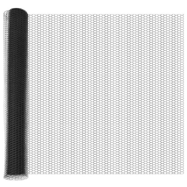 vidaXL Exteriérový hexagonálny plot s prístupovým stĺpikom 25 x 1,4 m