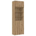 vidaXL Úložný kabinet so policami Dub artisan 70 x 42,5 x 225 cm