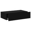 vidaXL TV skrinka s LED svetlami čierna 60x35x15,5 cm