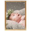 vidaXL Fotorámiky na stenu alebo stôl 5 ks zlaté 29,7x42 cm MDF